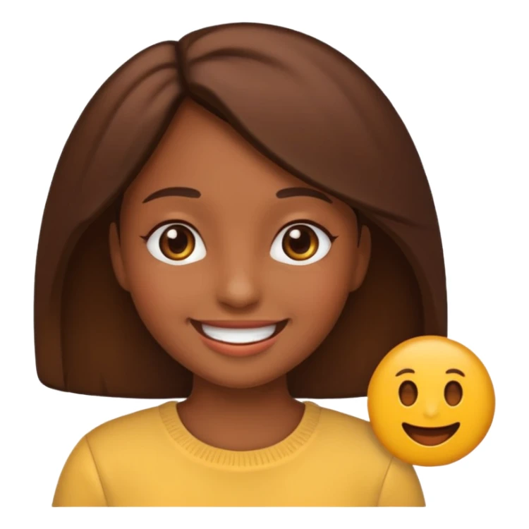 Poop girl emoji sticker