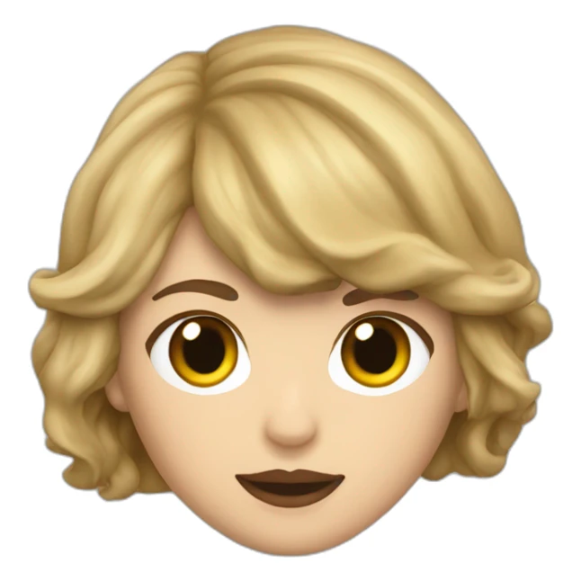 Taylor Swift qui mange un Jedi sticker