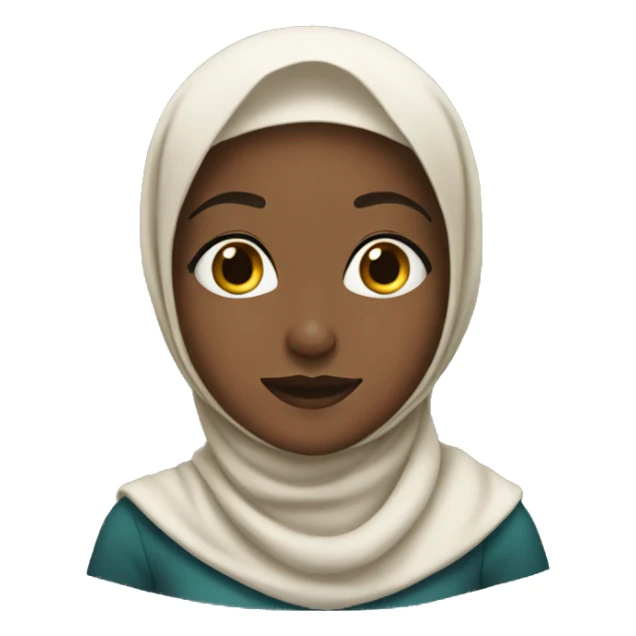 The girl in the hijab sticker