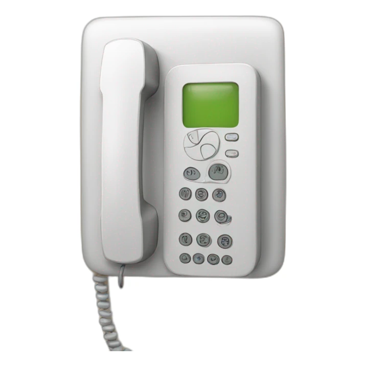 House phone on the wall sticker