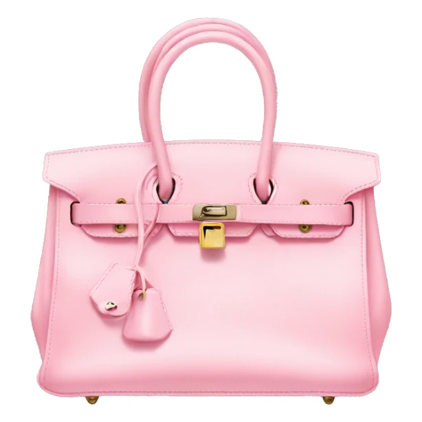 Baby pink birkin sticker