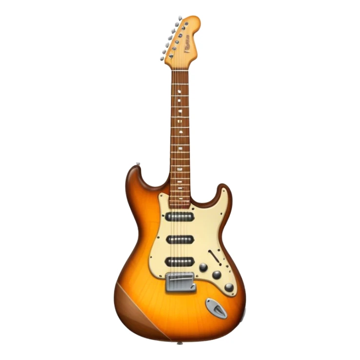 Electric guitar 1950s retro  sticker