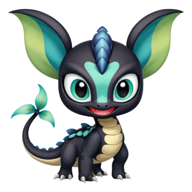 Colorful Realistic Exotic Meloetta-Venom-Stitch-Toothless-Fakémon-creature-hybrid sticker