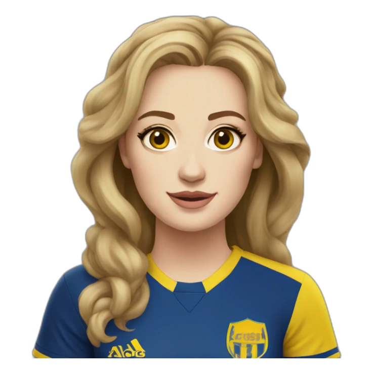 Adele wearing a alnassr fc shirt sticker