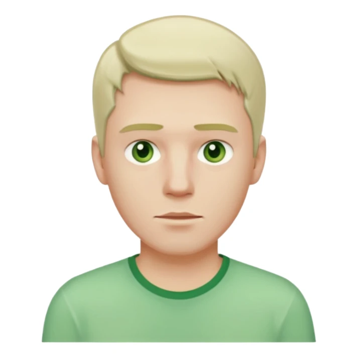 ice man with green shirt sticker