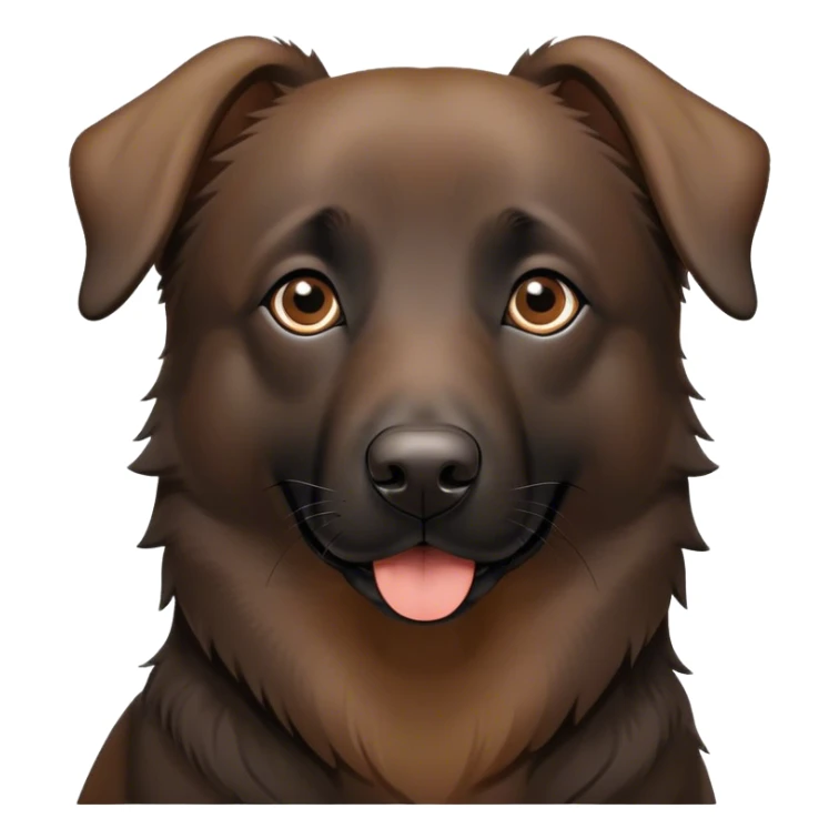 Un chien berger  belge croisé labrador  sticker