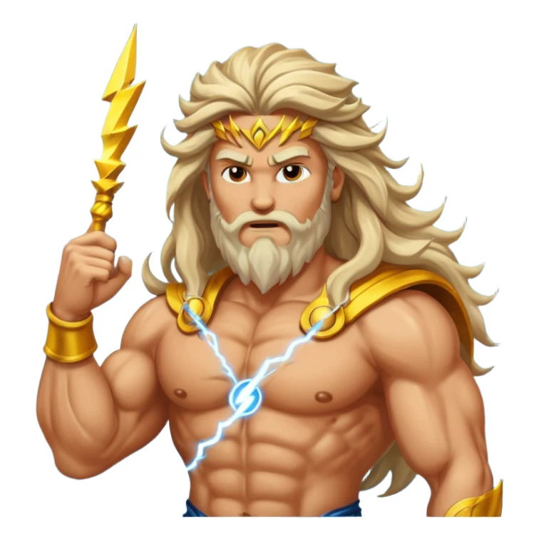 Greek god Zeus sticker