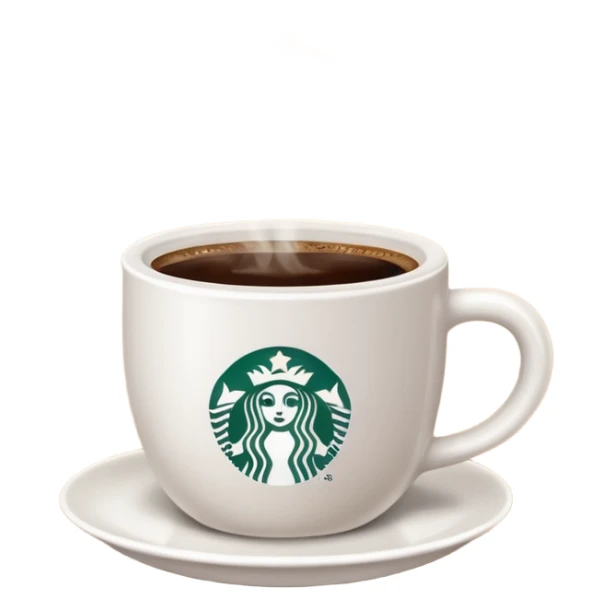 Starbucks cup of coffee sticker