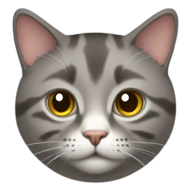 Cat as part of family sticker