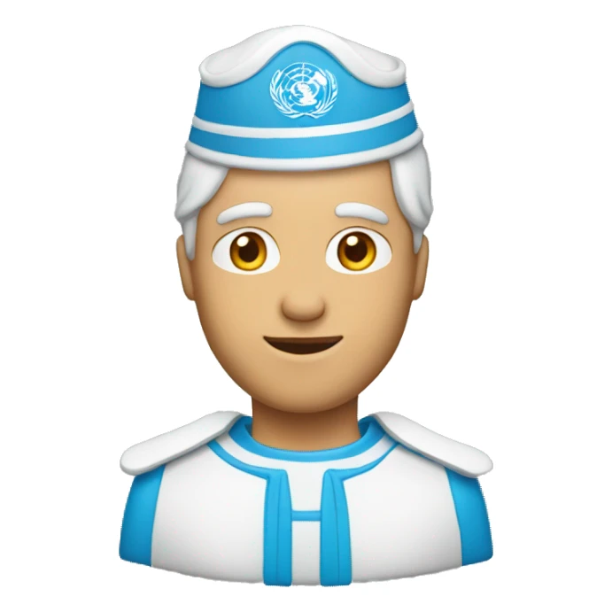 un homme qui pleurent dans une ceremonie sticker