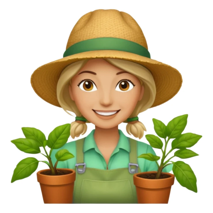 Urban Gardener woman sticker
