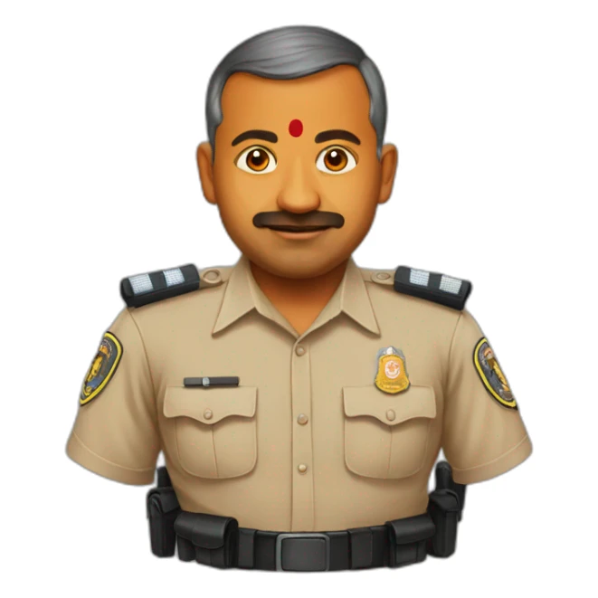 Yogi adityanath as police  sticker