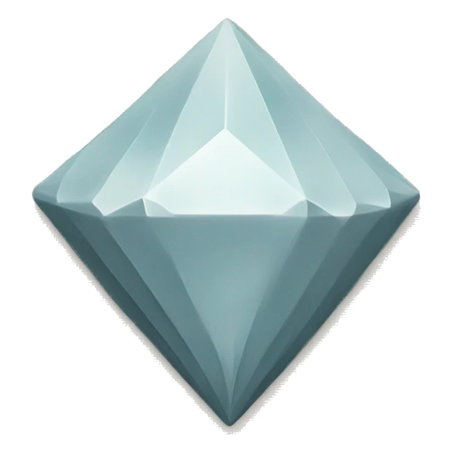 square diamond jagged edged piece of felt sticker