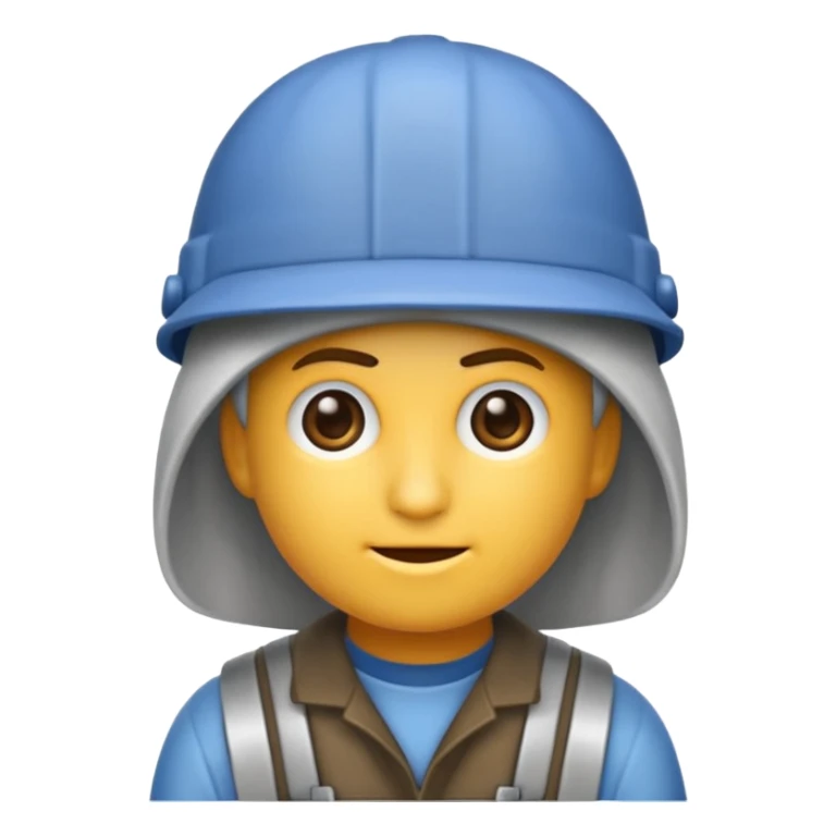 emoji de un persona con gorro de hacer mechas en la peluqueria sticker