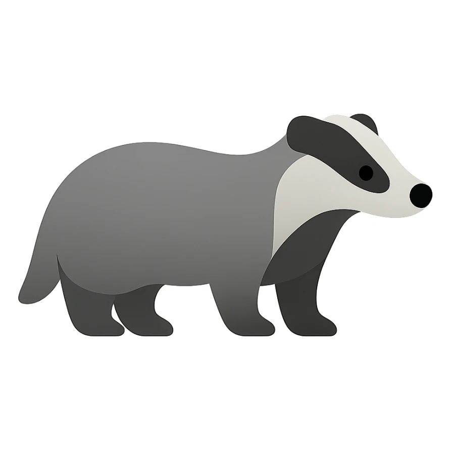 Badger sticker