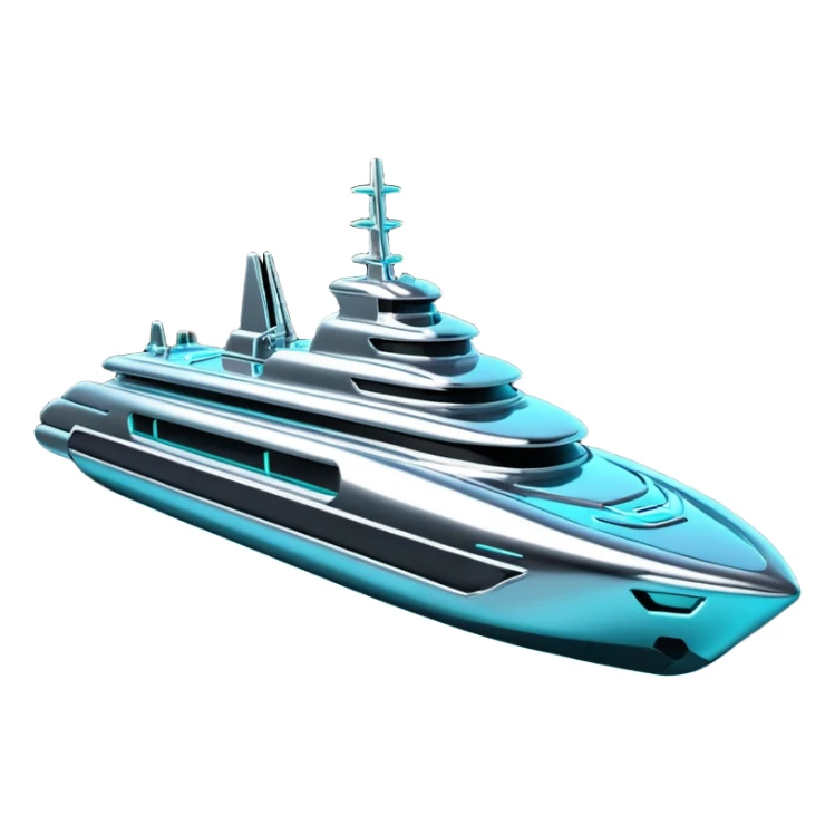 Create a highly polished, 3D game UI–style illustration of a SHIP sticker