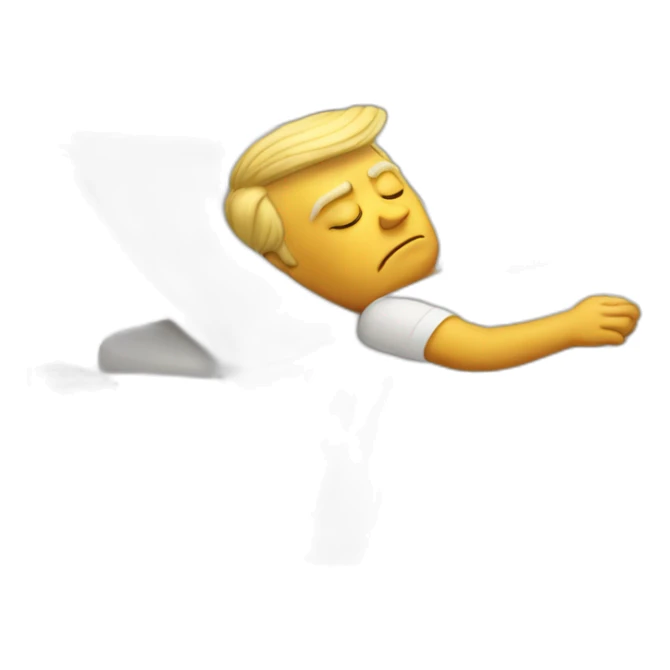 Trump sleeping sticker