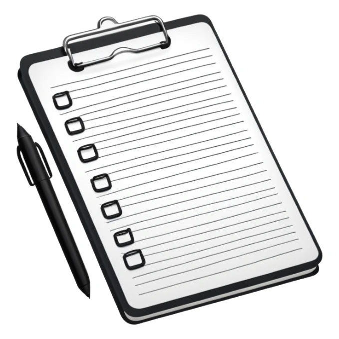 outline notes sticker