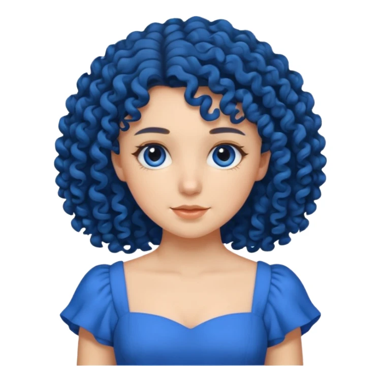 Kumral kıvırcık saçlı güzell kızz  sticker