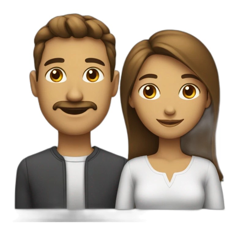 Homme et femme sticker