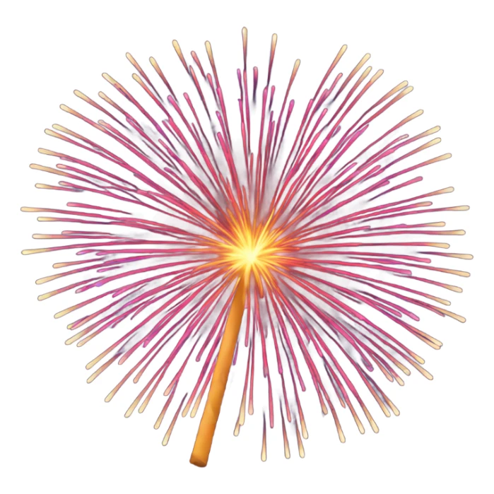 Fireworks sticker