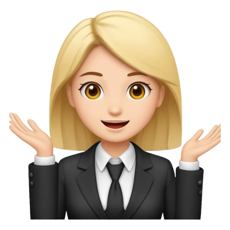 busness or skill woman emoje make it like happy need yo use in maleting and only cove face in video sticker