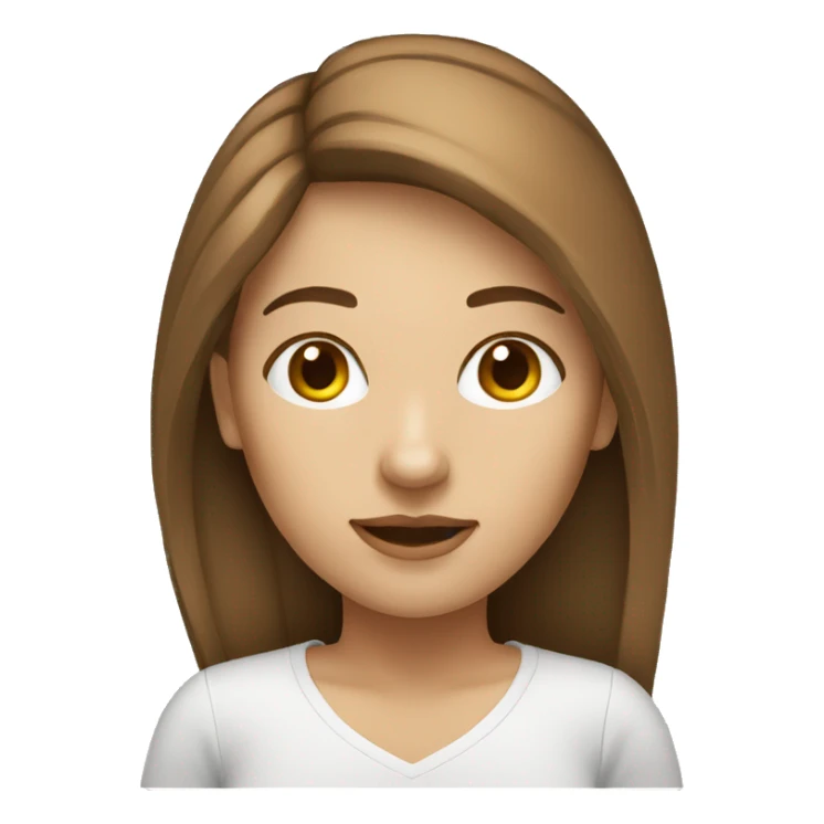 Graphiste UI designer woman, White skin hair brown  sticker