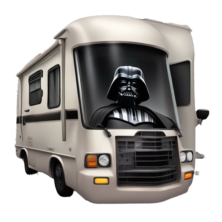 Darth Vader and Barbie’s expensive but very dusty old disturbing disgusting ghostly very haunted horror dream rv camper sticker