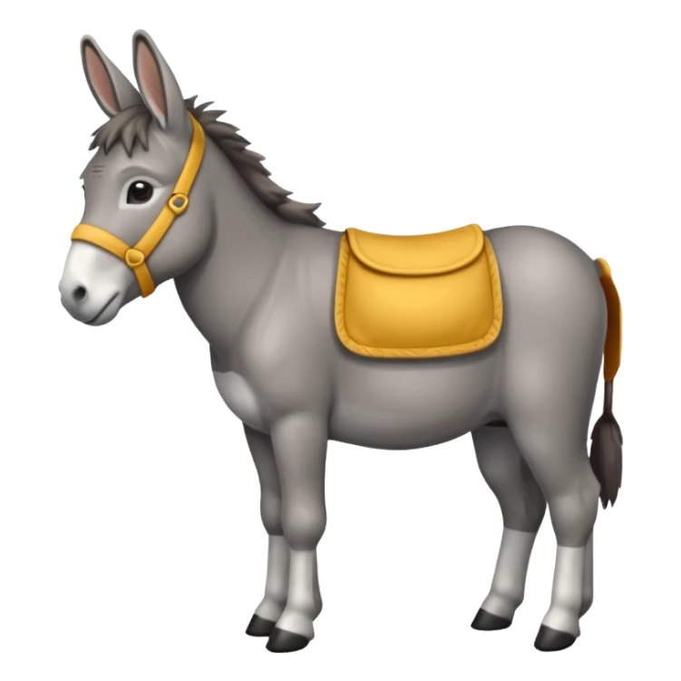 un burro en genero femenino sticker