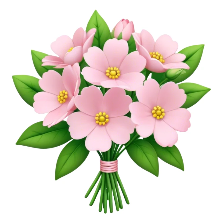 pale pink flower bouquet 🌸 sticker