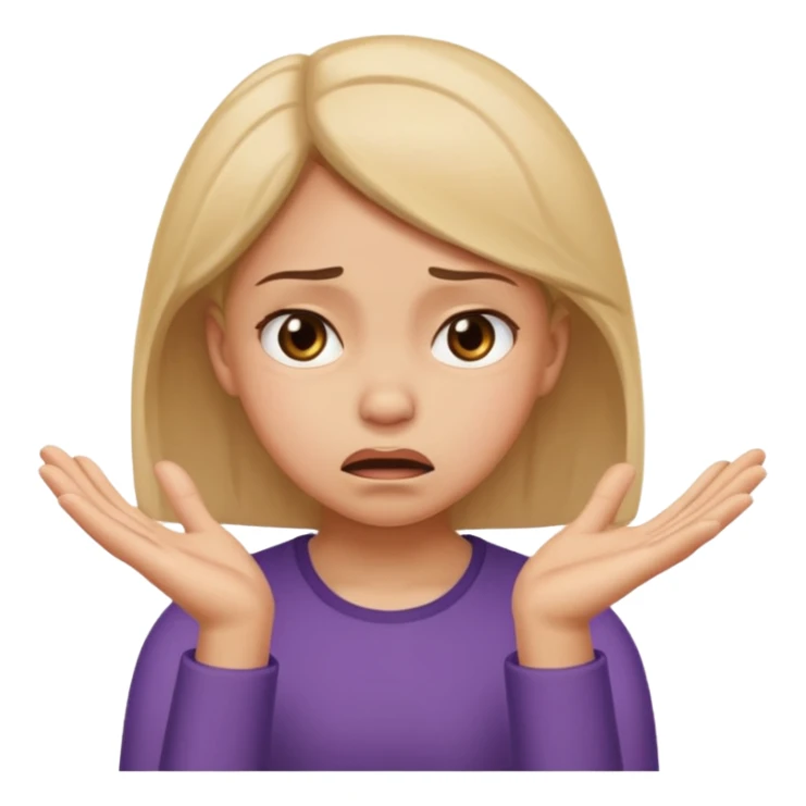 girl rejecting with her hands and a face of disgust sticker