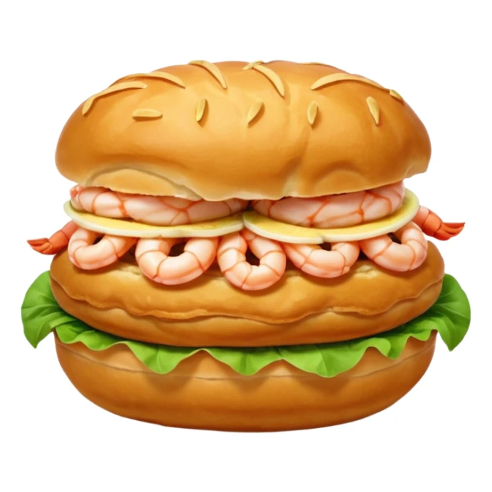 Un choux à la crevette (au lieu d’un choux à la crème) sticker