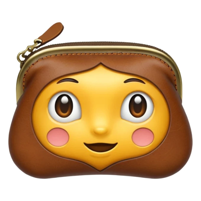 Coin purse – small pouch with zipper or clasp. sticker