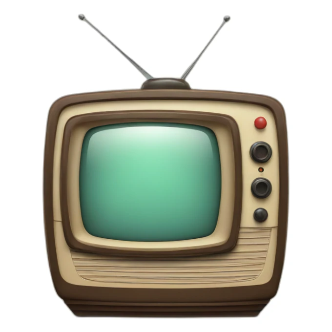 retro tv sticker