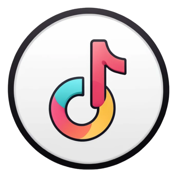 Quiero el logo de verificación de tiktok  sticker