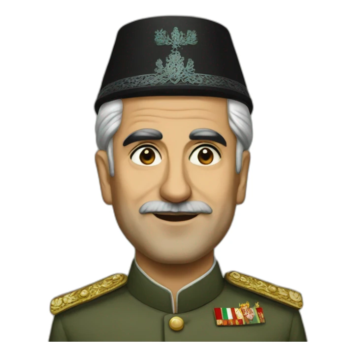 Shah of iran sticker