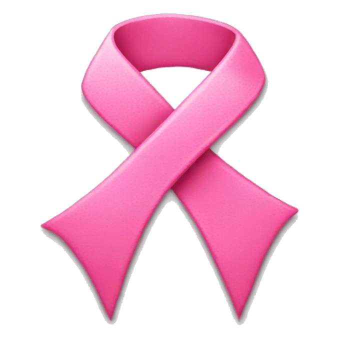 pink cancer ribbon sticker