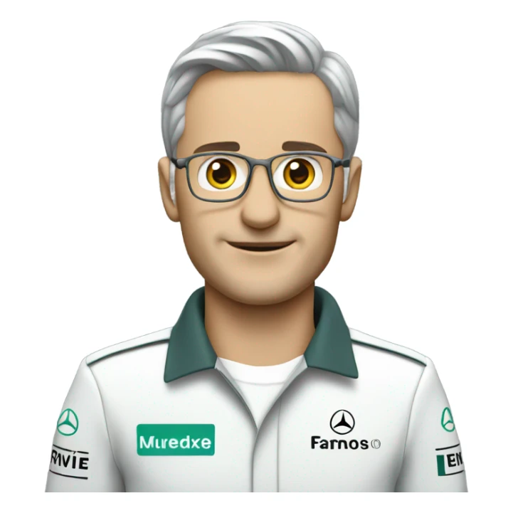 Mercedes F1 car sticker