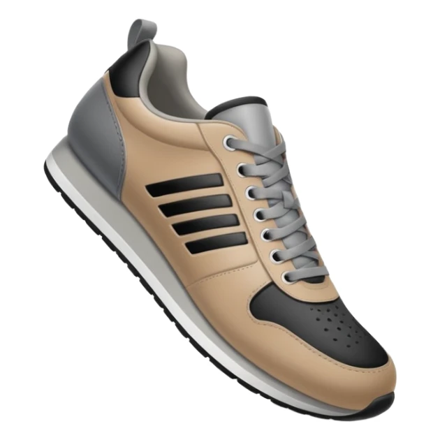  a human foot wearing a sneaker, fully visible, stepping firmly on the ground, leaving a clear shoe print under the sole. Rounded, glossy, smooth, soft shadows, white background.



 sticker