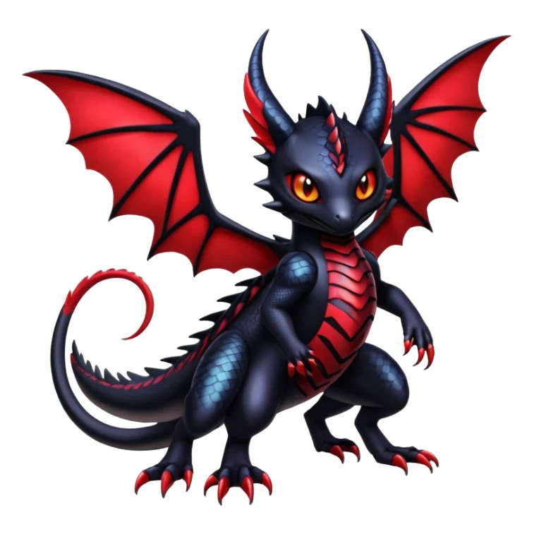 Shiny Epic Badass Gothic Noibat-Salandit-Litten-Hybrid sticker