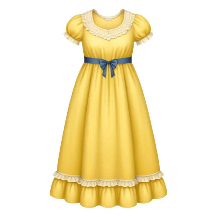 victorian nightgown yellow sticker
