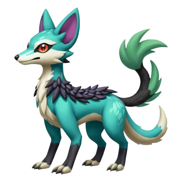 Meloetta-Vernid-Trico-Sergal-Protogen-Primagen-Pokémon-Fakémon-creature sticker