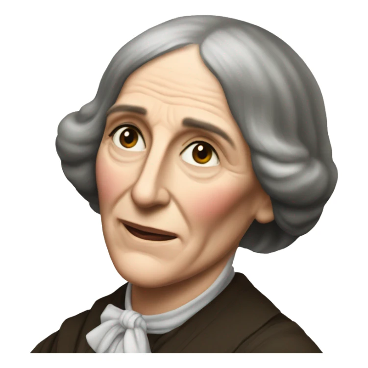 George Eliot (real name Mary Ann Evans) british writer sticker
