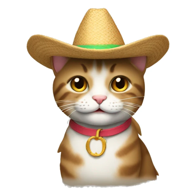 Un gato con un sombrero de cumpleaños sticker
