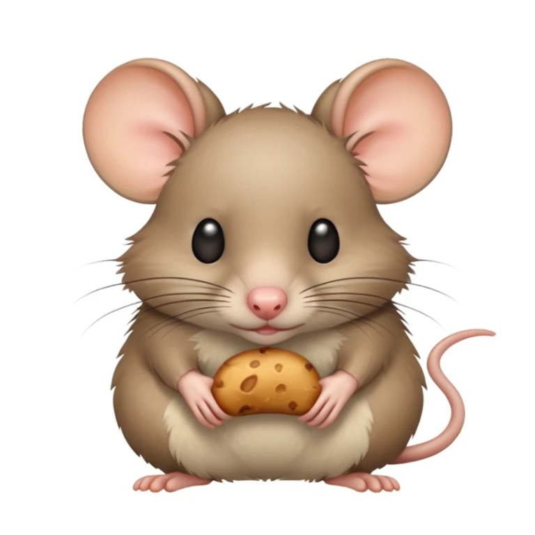 rat beige sticker