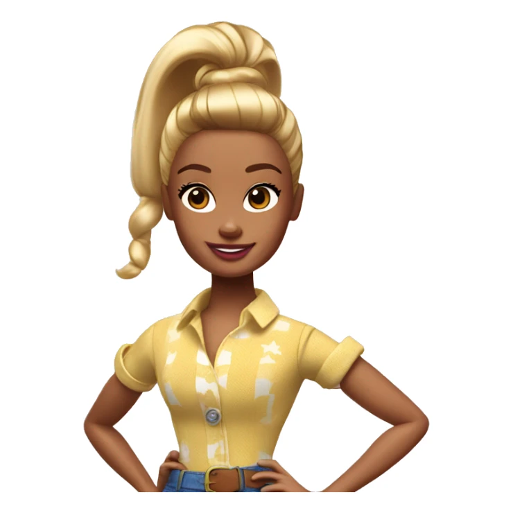 Toy Story Barbie in a ponytail sticker