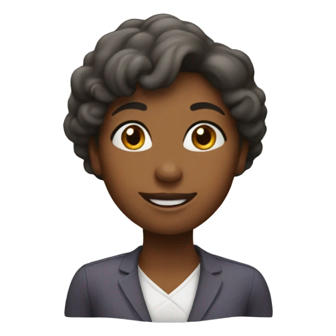 woman saying thank you sticker