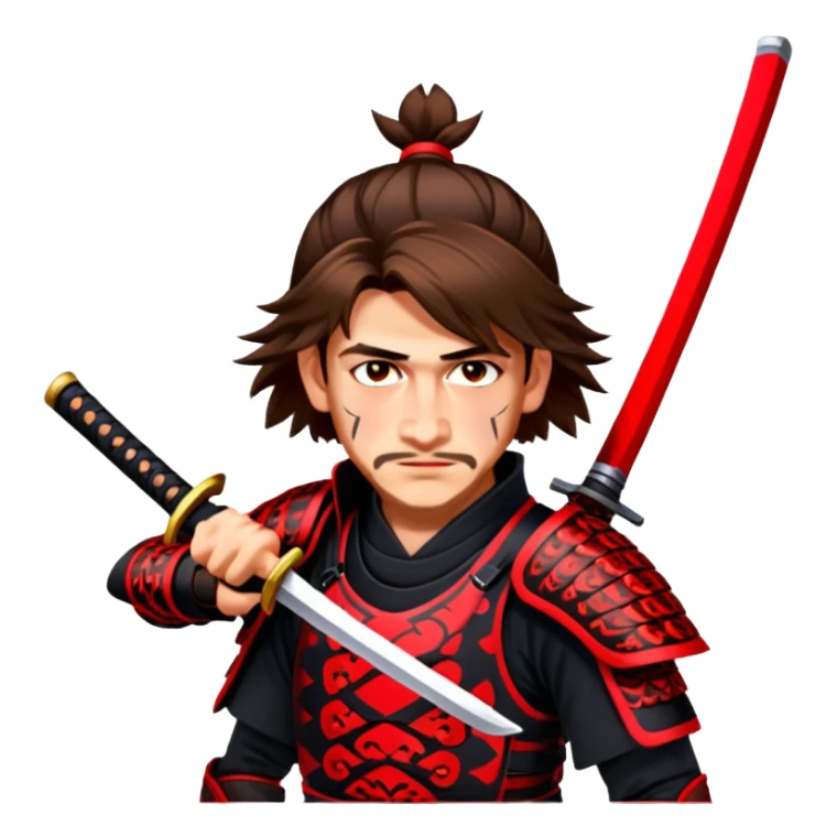 Daring Samurai sticker