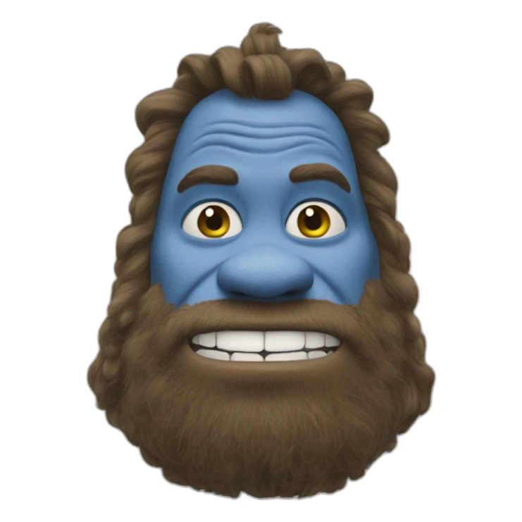 blue-shrek sticker