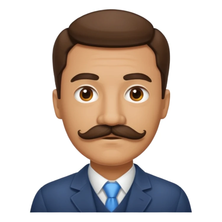 Bir adam ama biyiklari olsun sticker